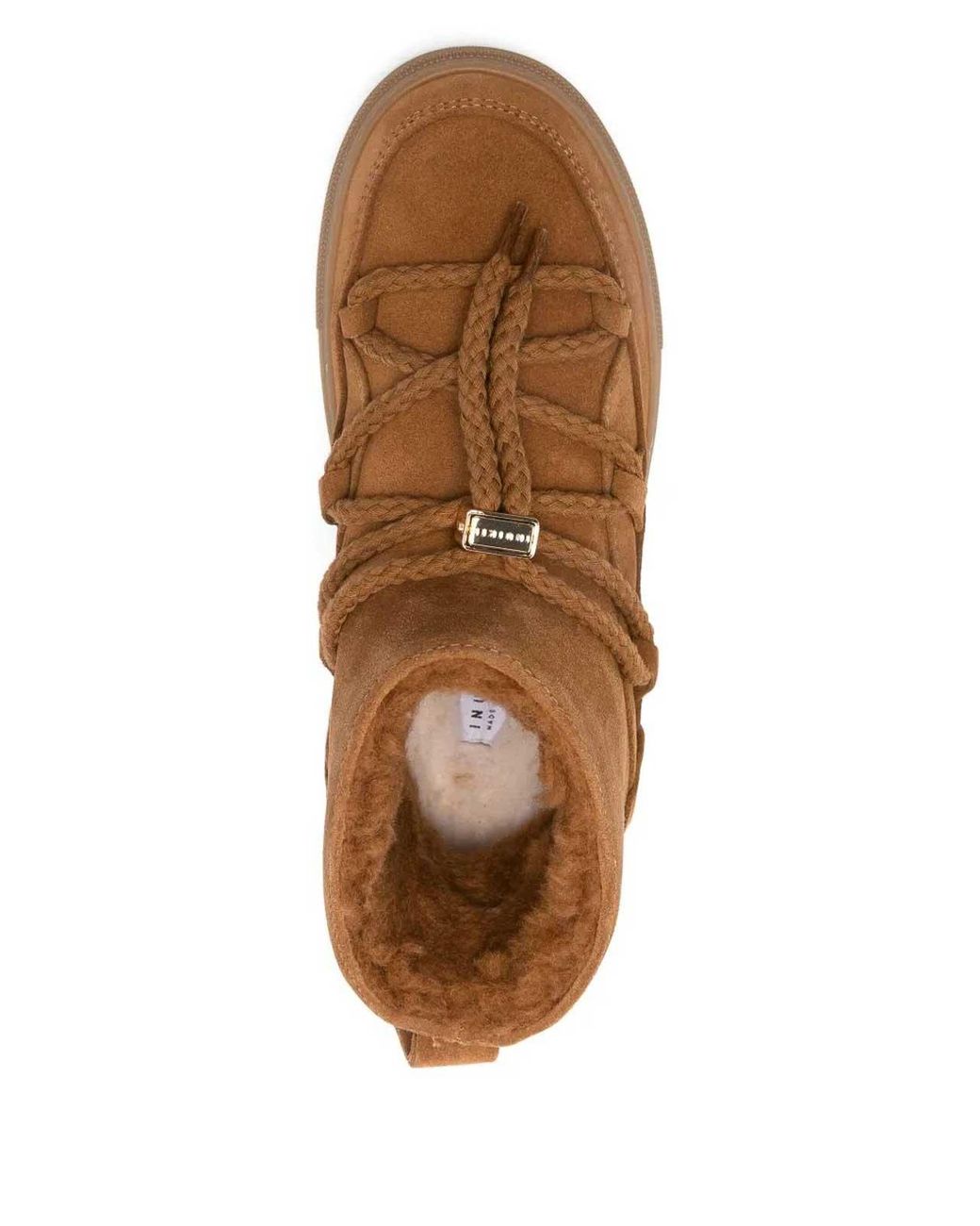 Inuikii Brown Leather Ankle Boots