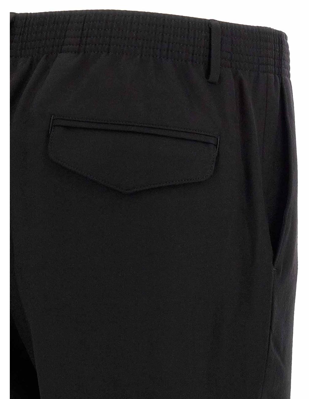Cellar Door Black Ciak Tapered Pants for men