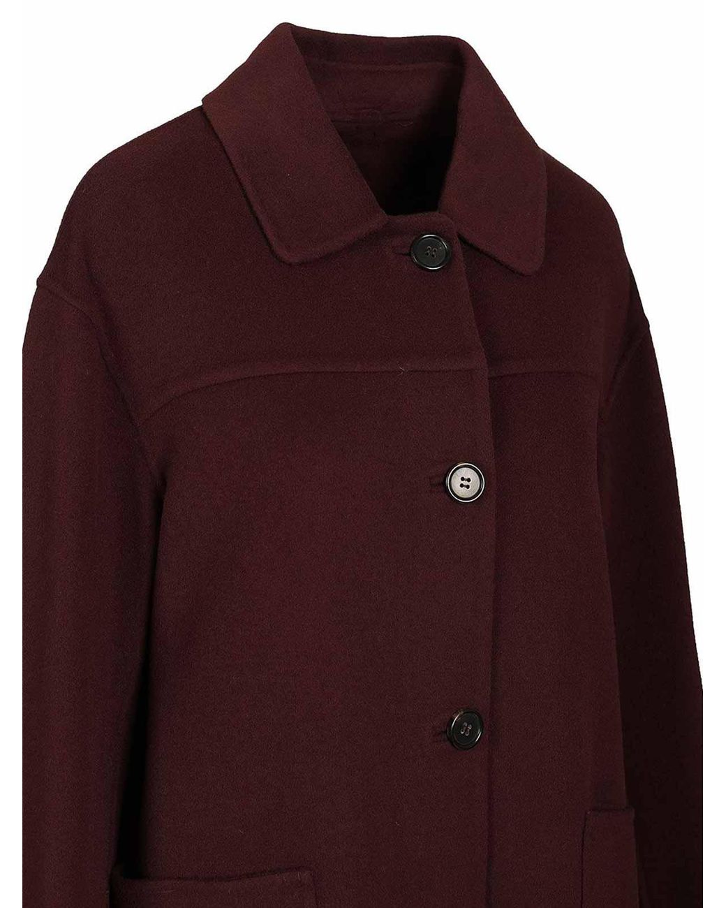 Abrigo Corto Max Mara de color Purple