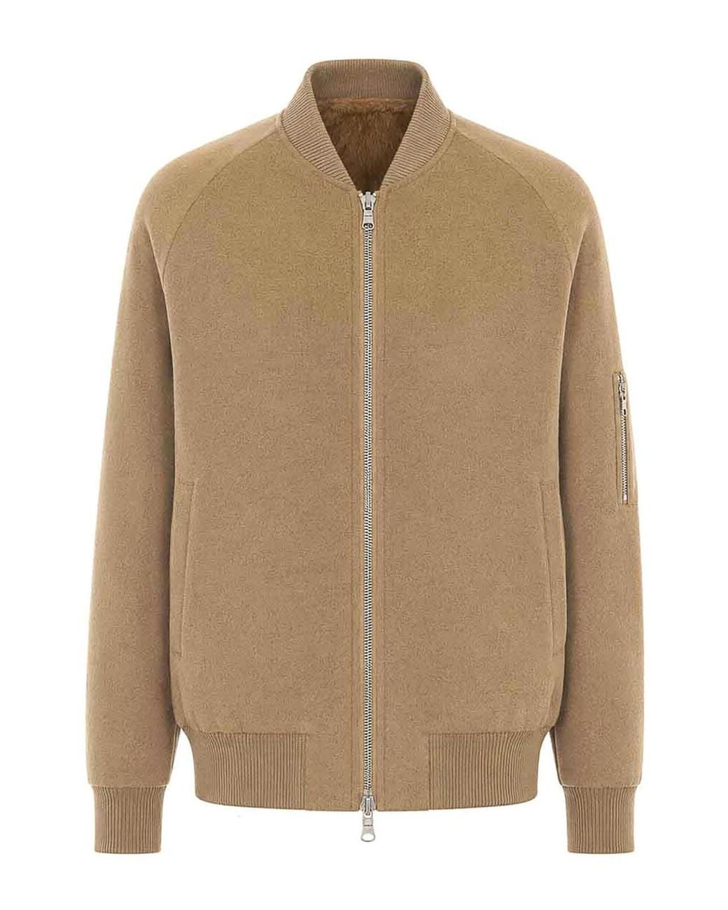 VALENTINI 1972 Natural Reversible Bomber Jacket