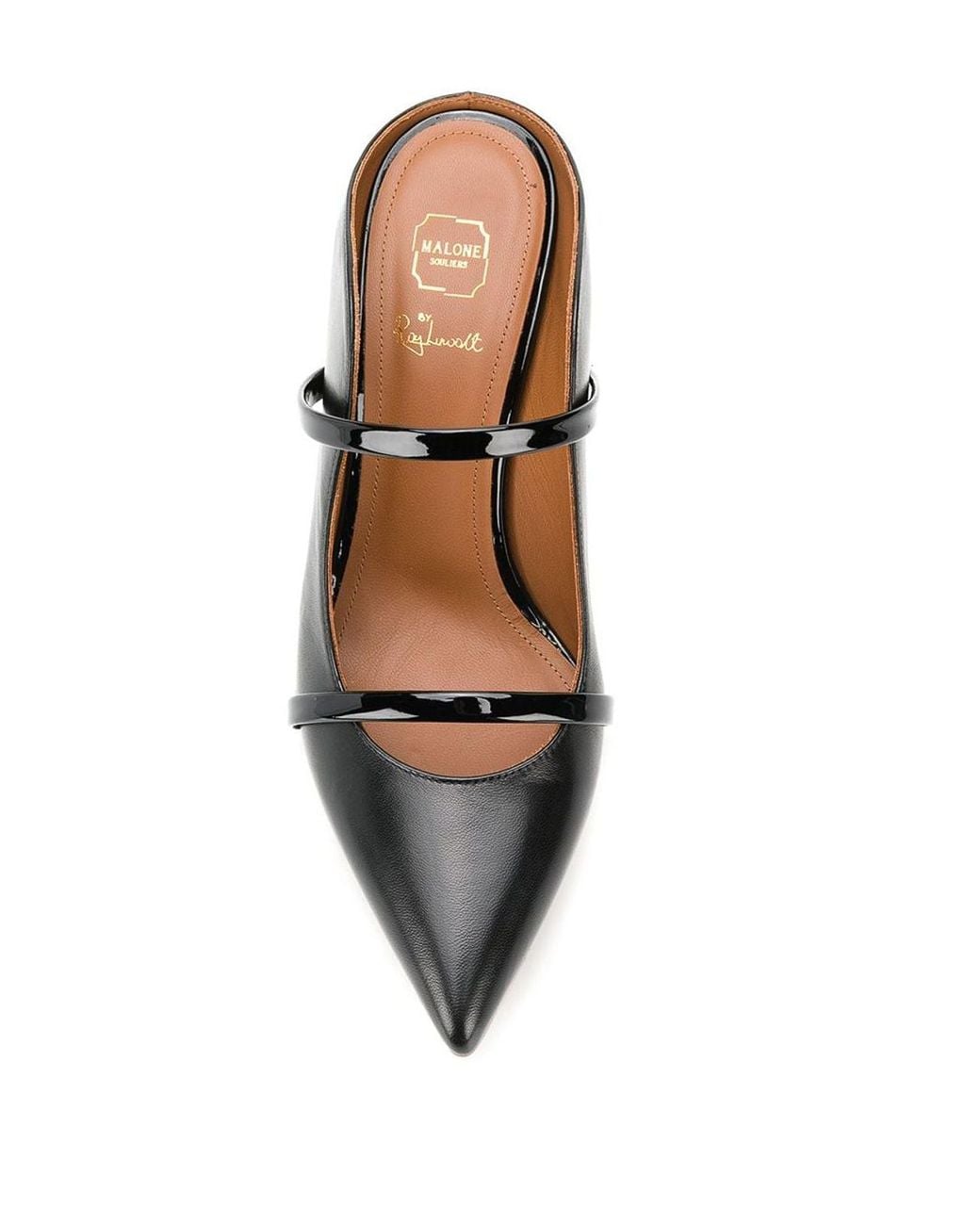 Malone Souliers Black High Heeled Shoes With Open Back