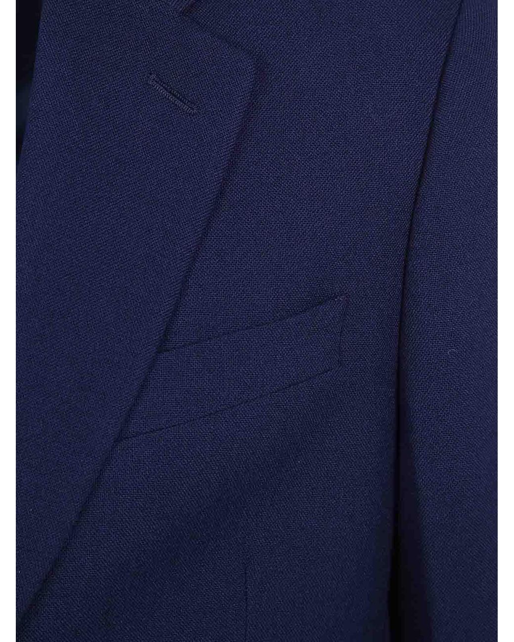 Paul Smith Blue Tailored Fit 2 Button Jacket for men