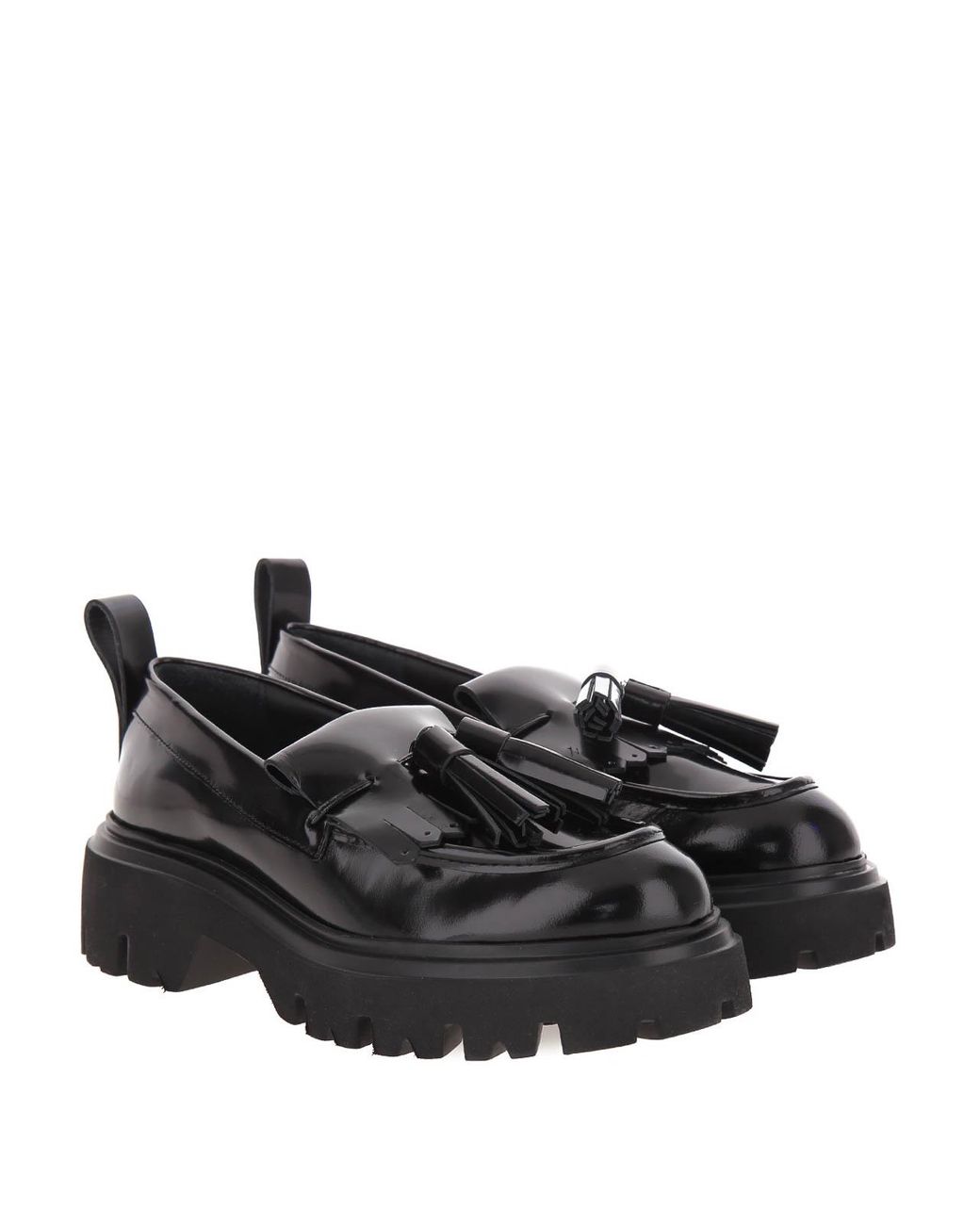 MSGM Black Loafers
