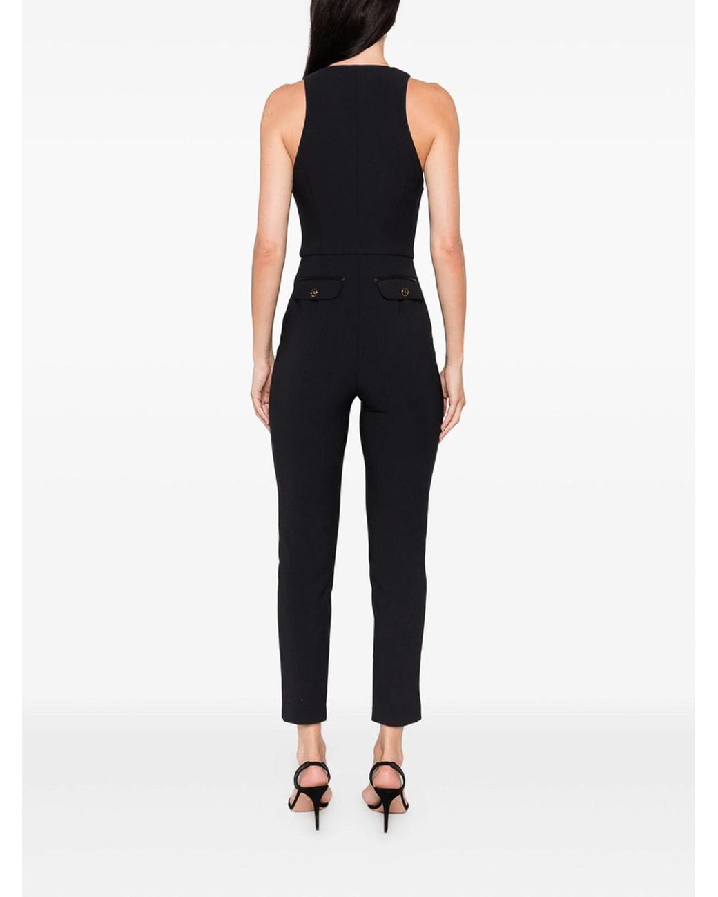 Elisabetta Franchi Black Jumpsuit