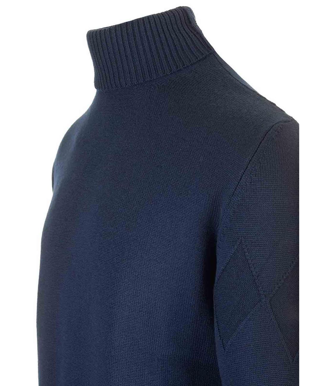 Ballantyne Blue Turtleneck Sweater for men