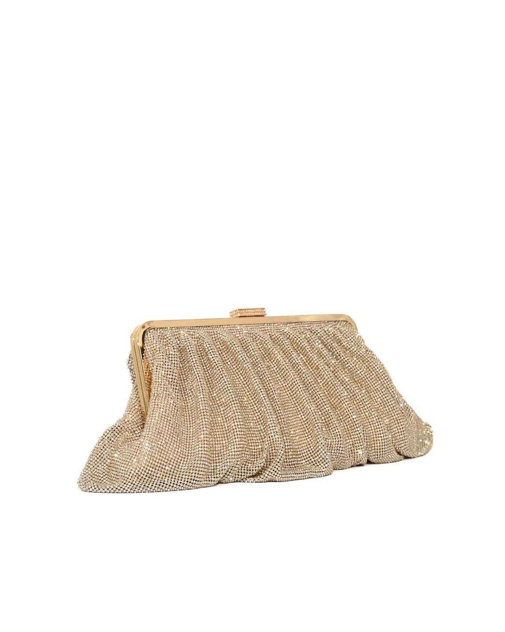 Twentyfourhaitch Natural Zevara Clutch Bag