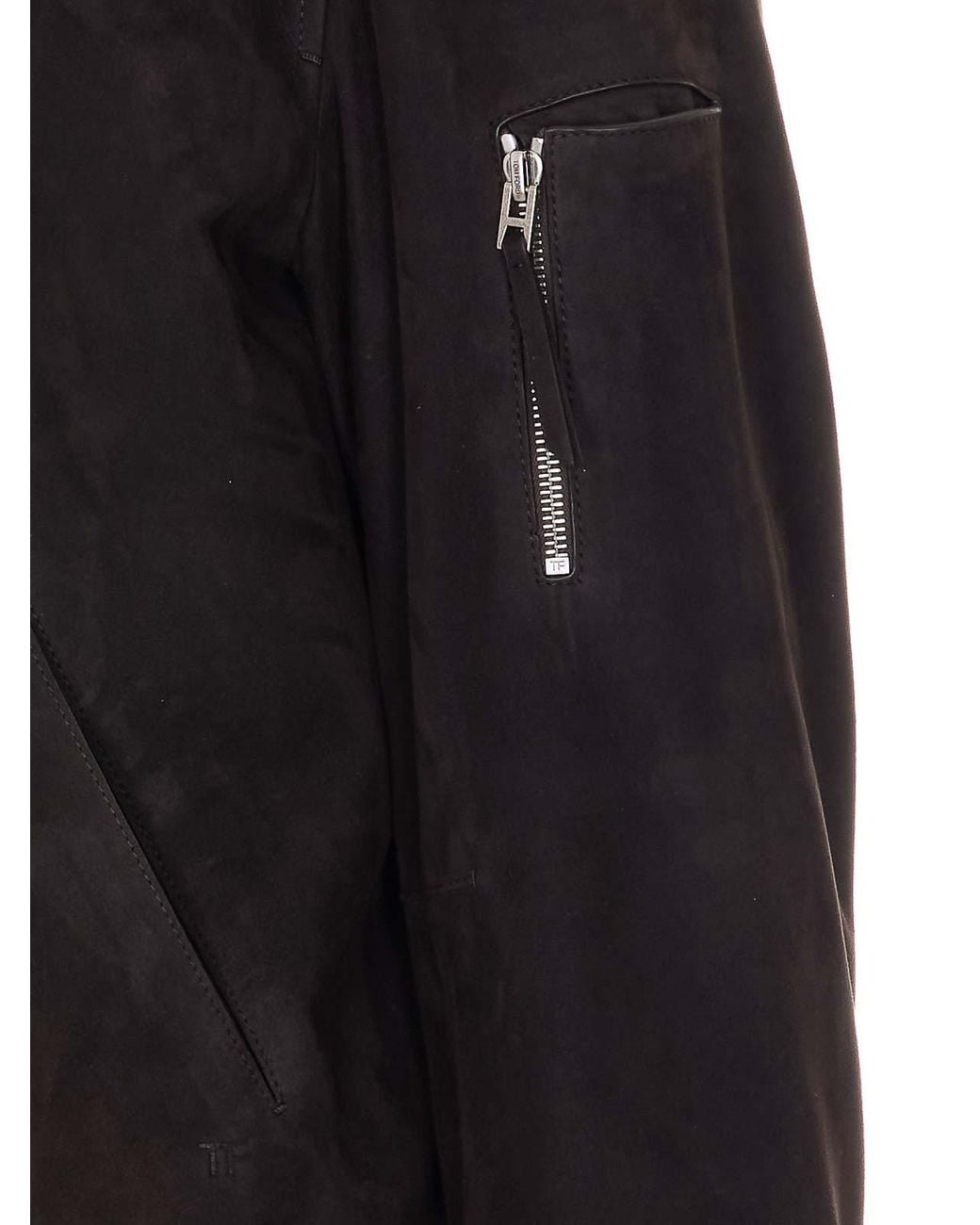 Tom Ford Black Light Suede Jacket for men