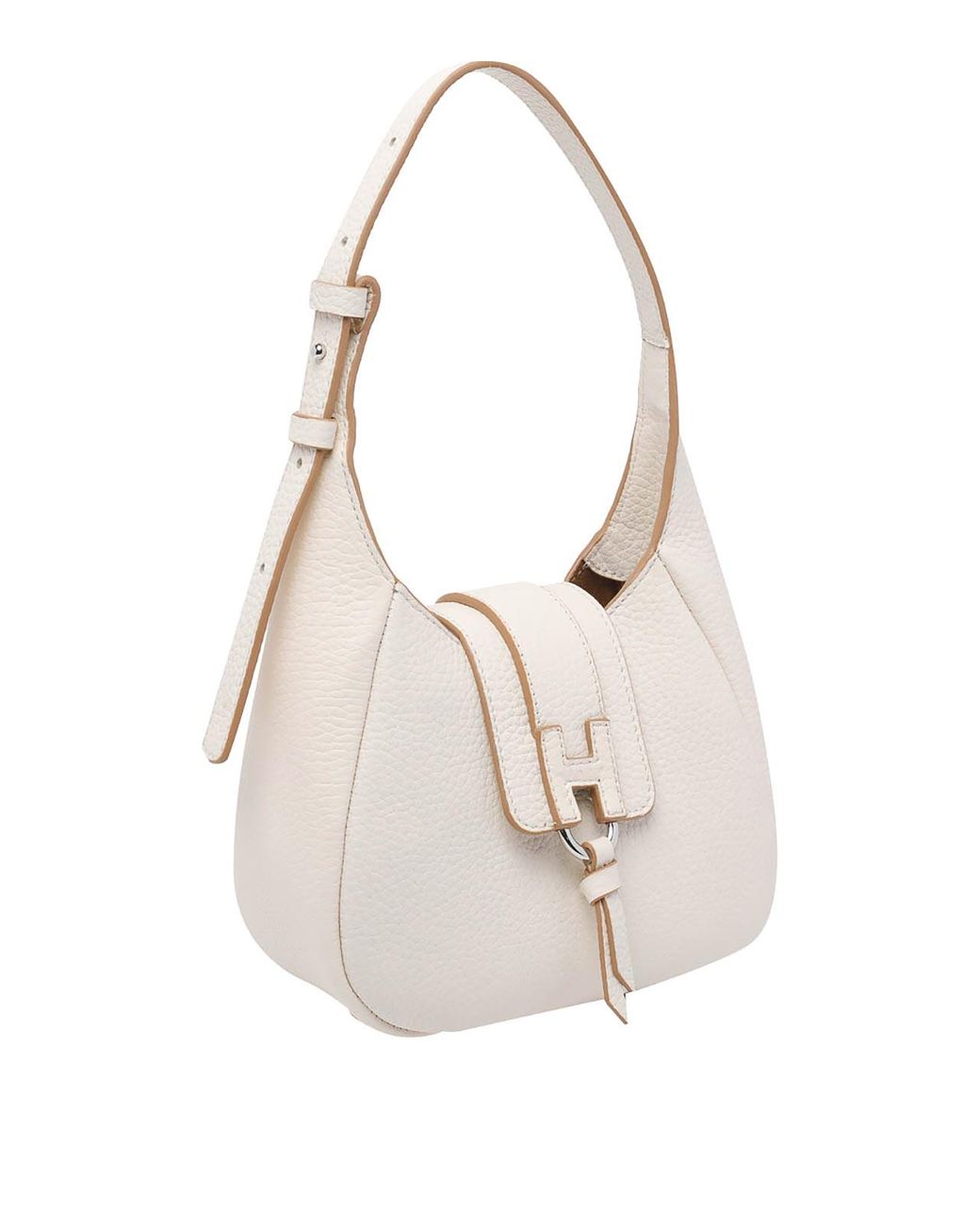 Hogan White Trend Hobo Mini Bag