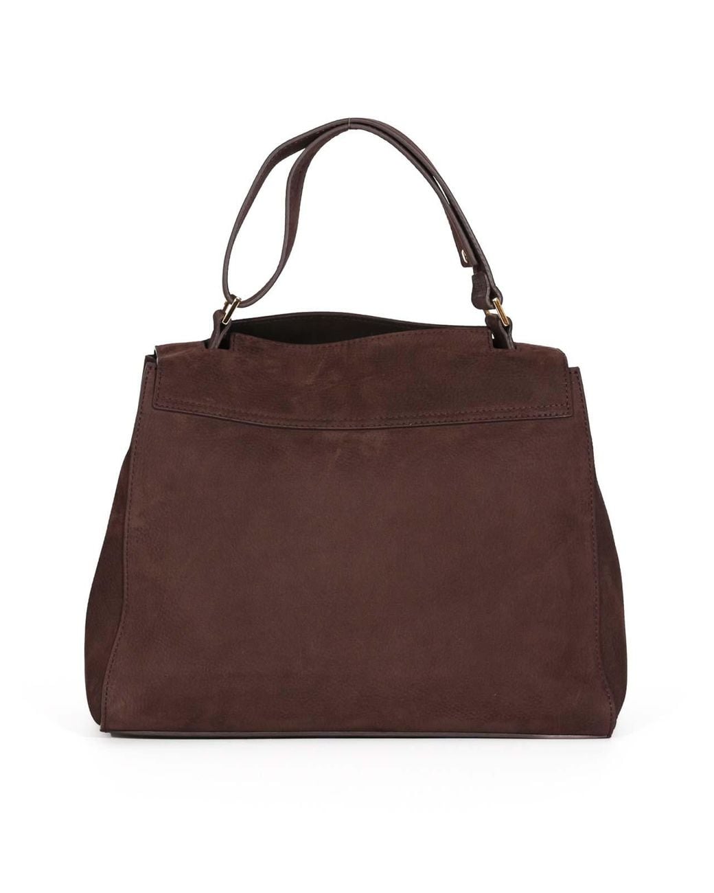 Orciani Brown Sveva Medium Shoulder Bag