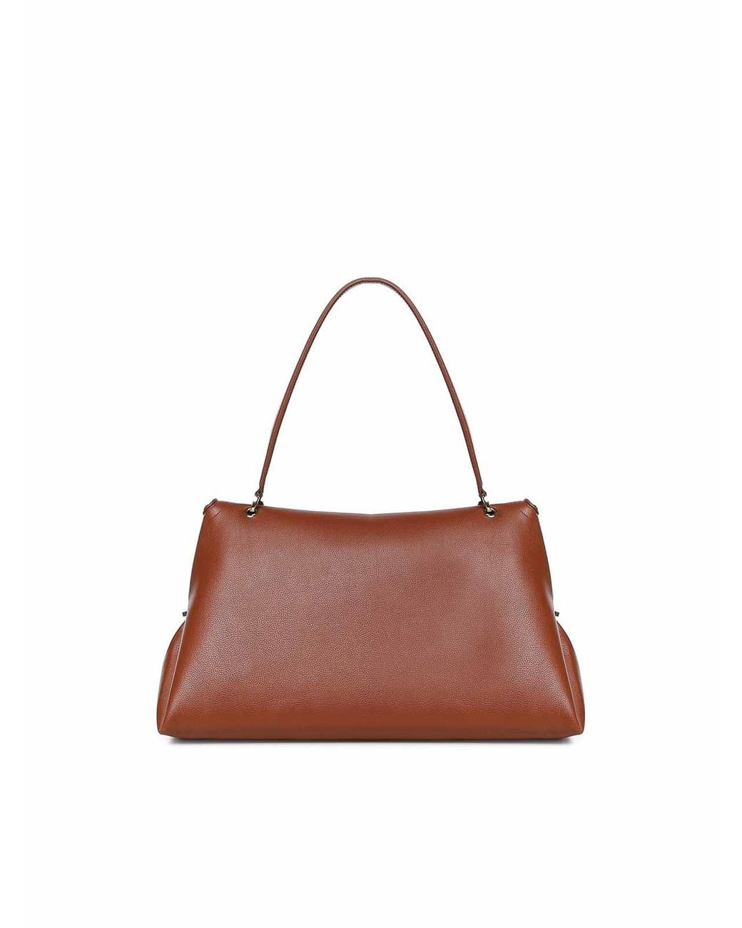 Ferragamo Brown Logo Shoulder Bag