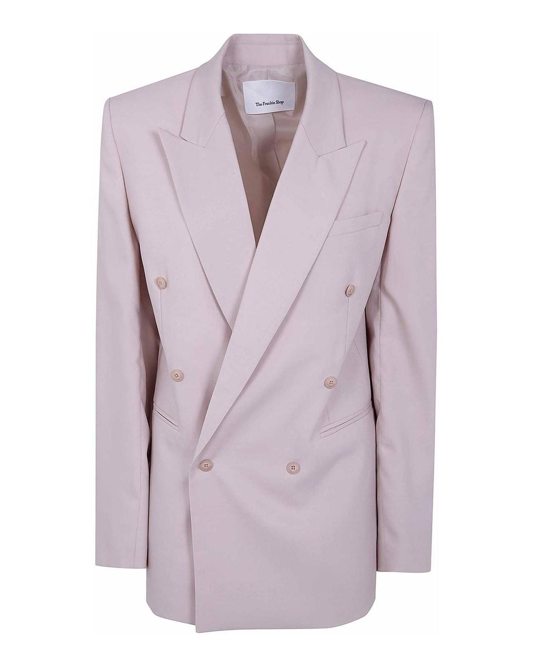 Frankie Shop Purple Monterey Structured Blazer