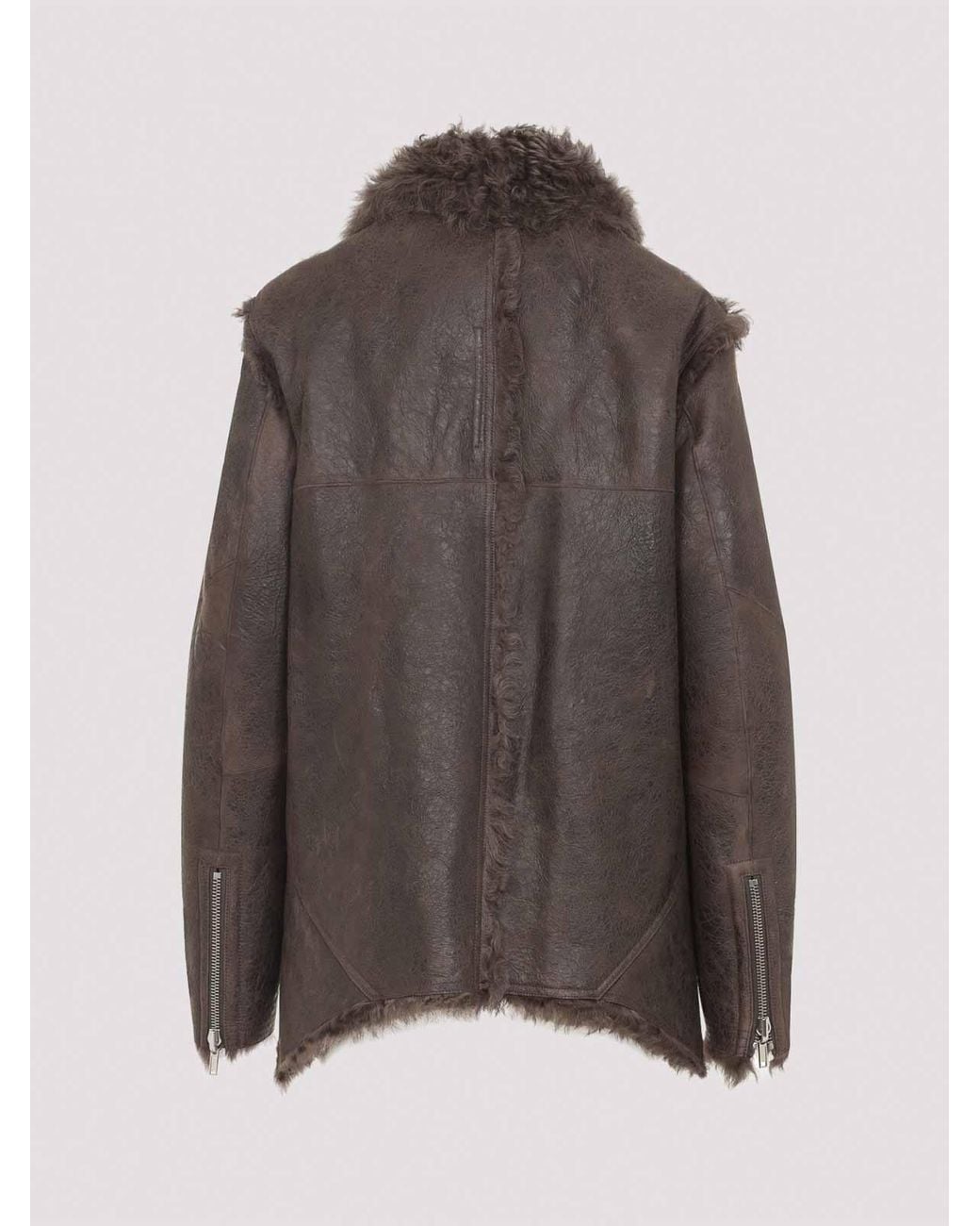 Rick Owens Brown Exploder Jacket