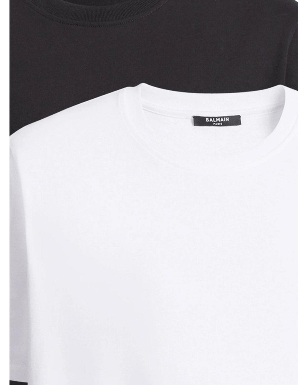 Camiseta Balmain de hombre de color Black