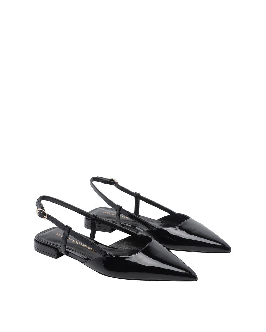 Stuart Weitzman Black Vinnie Slingback