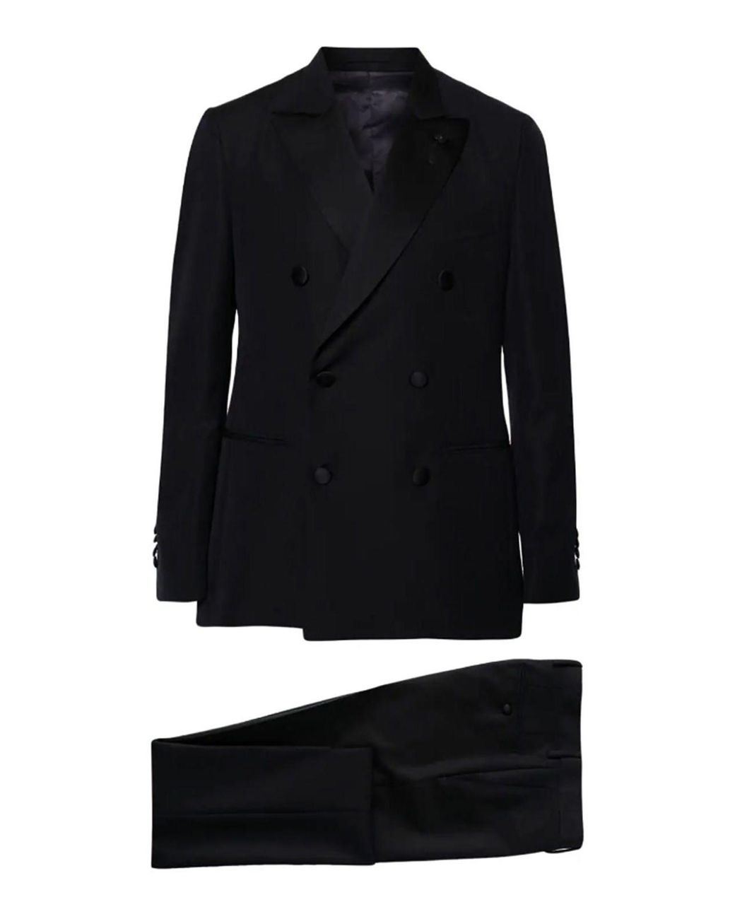 Lardini Black Dress for men