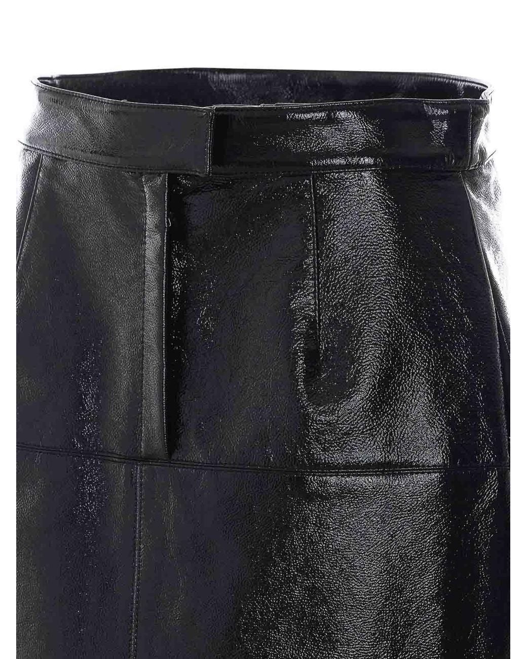 Lanvin Black Straight Skirt