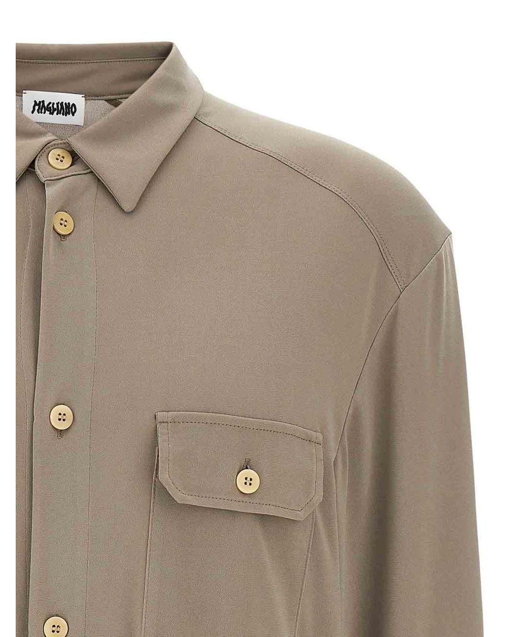 Magliano Brown Vendemmia Shirt for men