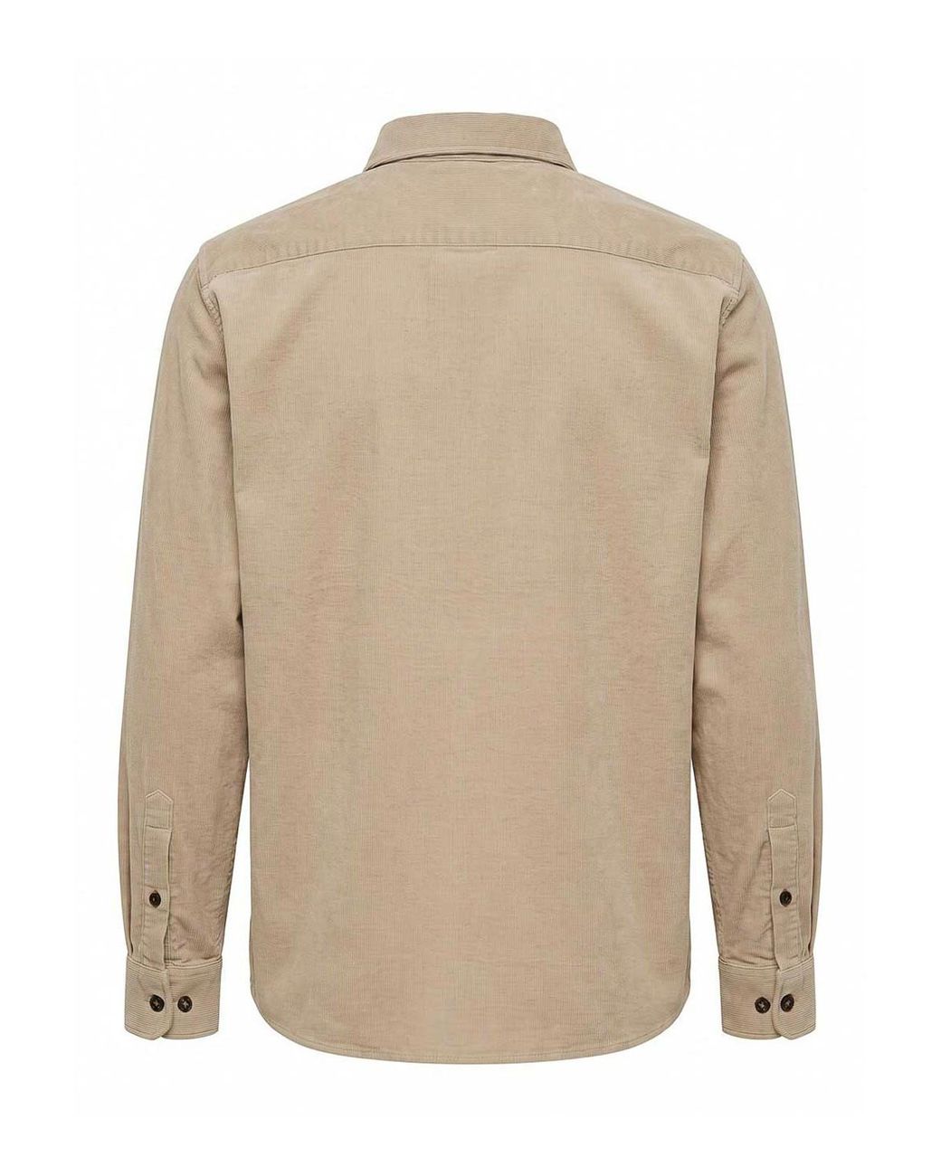 Brunello Cucinelli Natural Corduroy Shirt for men
