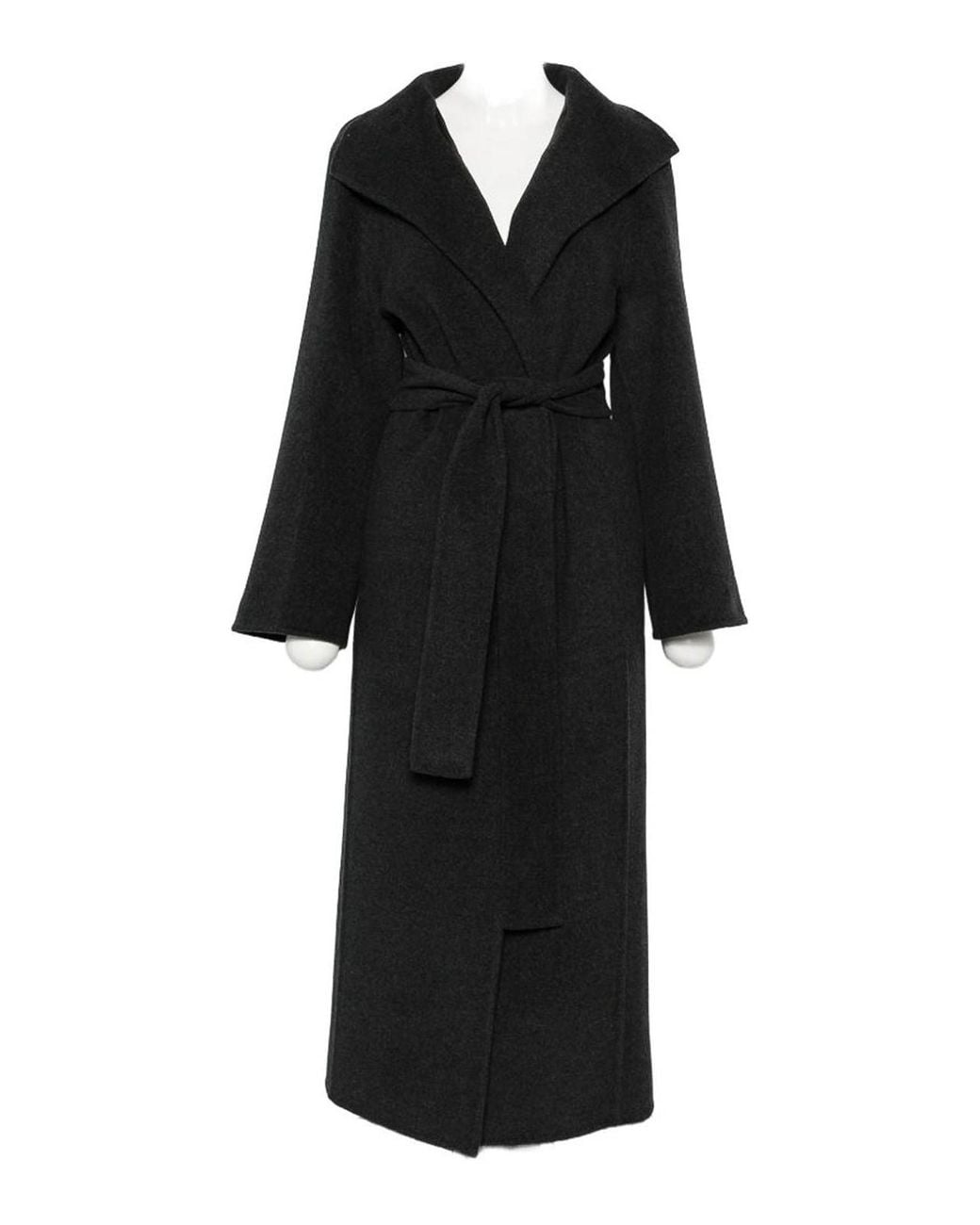 Khaite Black Romare Wool Coat