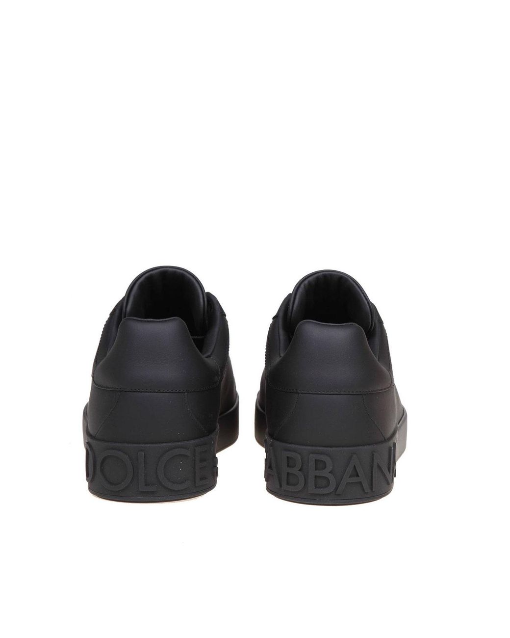 Dolce & Gabbana Black Portofino Sneakers for men