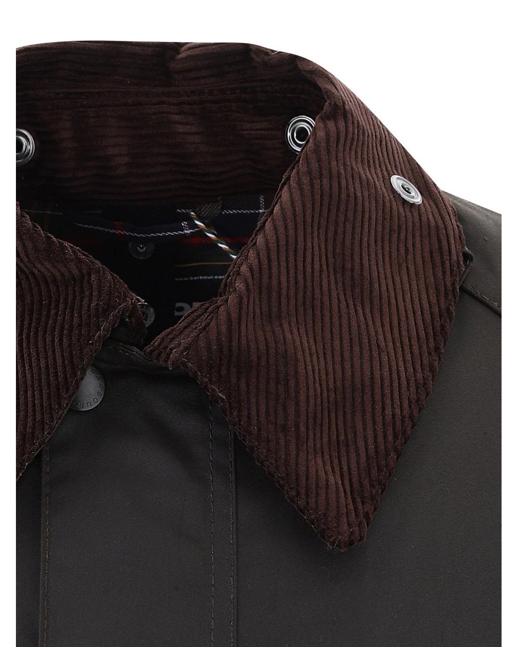 Barbour Black Bedale Waxed Cotton Jacket for men