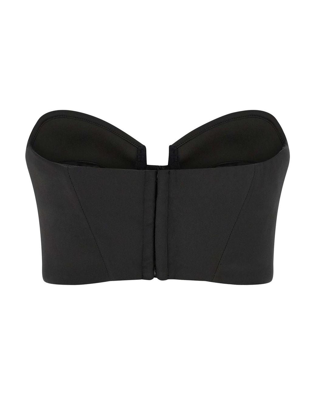 Elisabetta Franchi Black Bustier Top