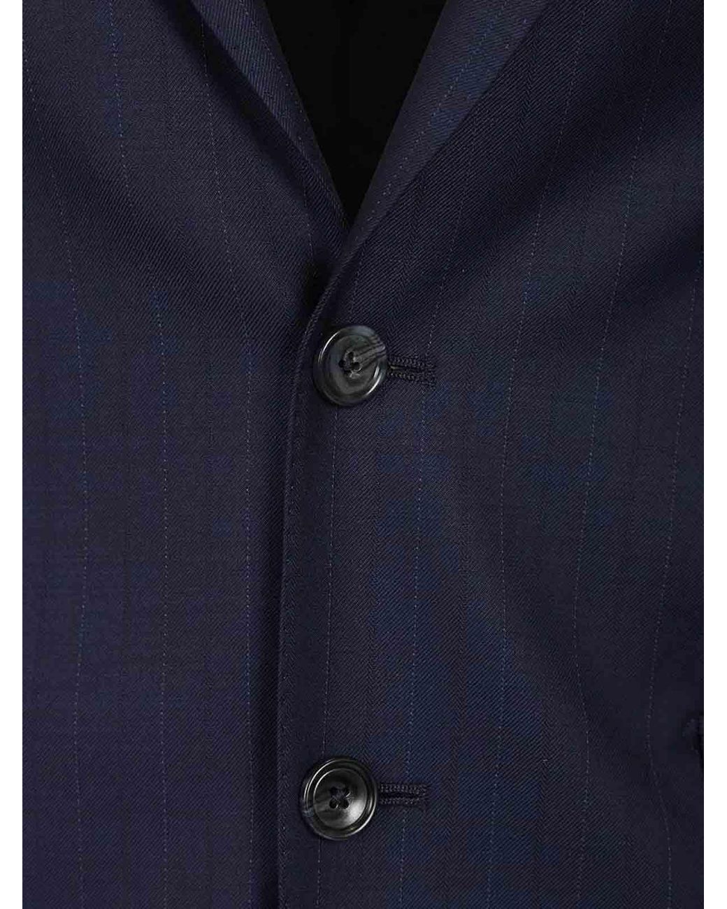 Tagliatore Blue Pinstripe Suit for men