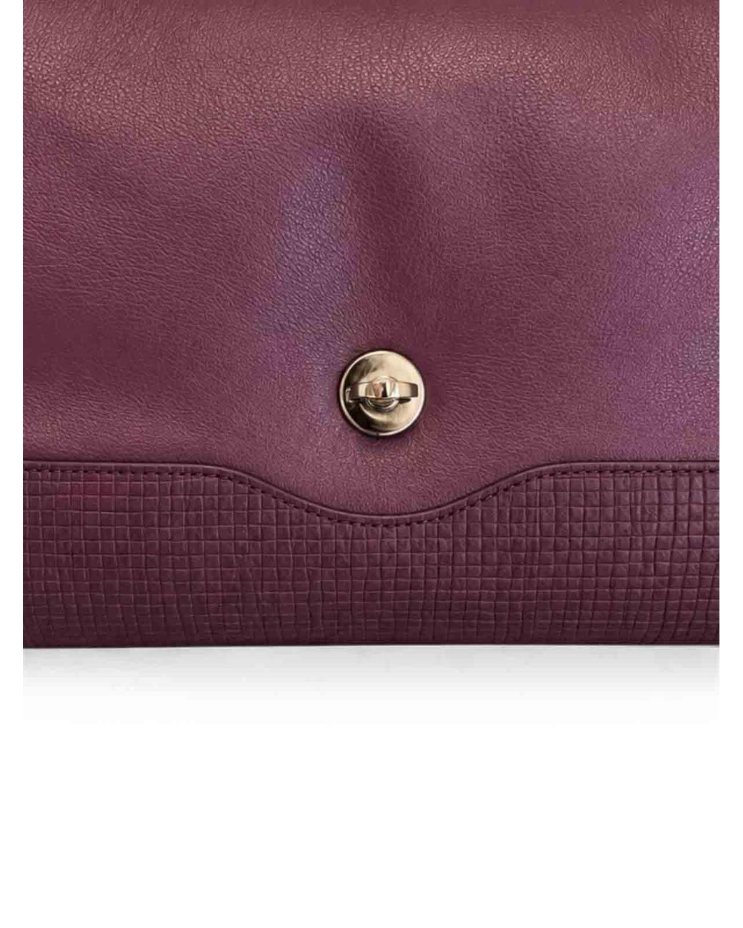 Zanellato Purple Postina Small Leather Bag With Shoulder Strap