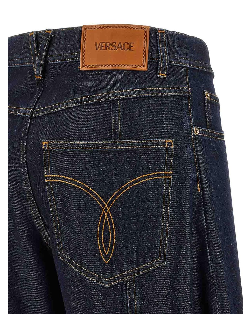 Jeans Boot-Cut Versace de color Blue