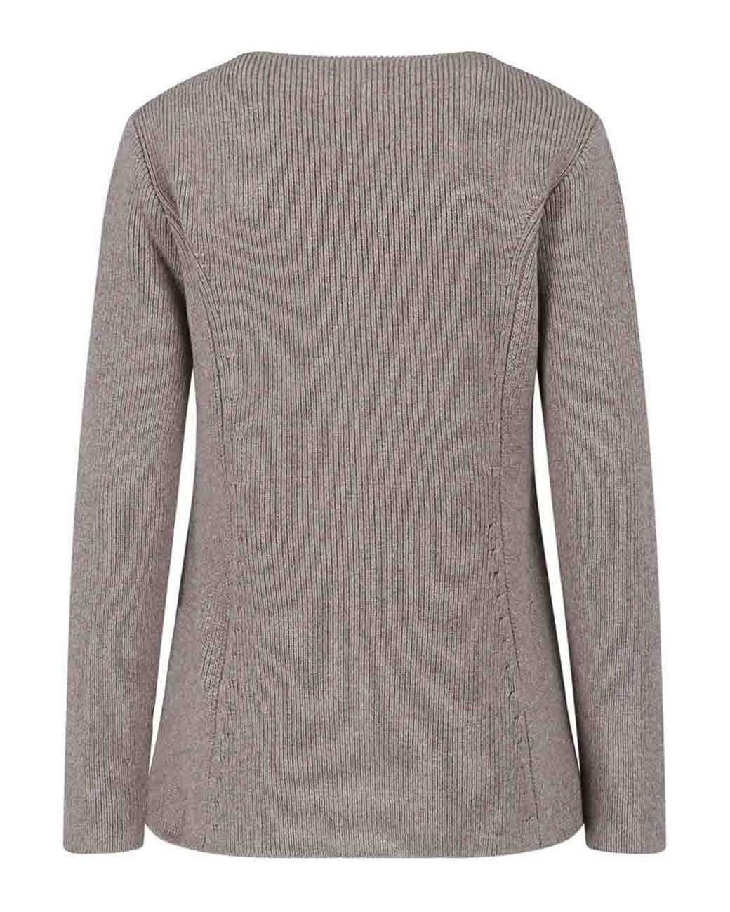 Malo Brown Cashmere Cardigan