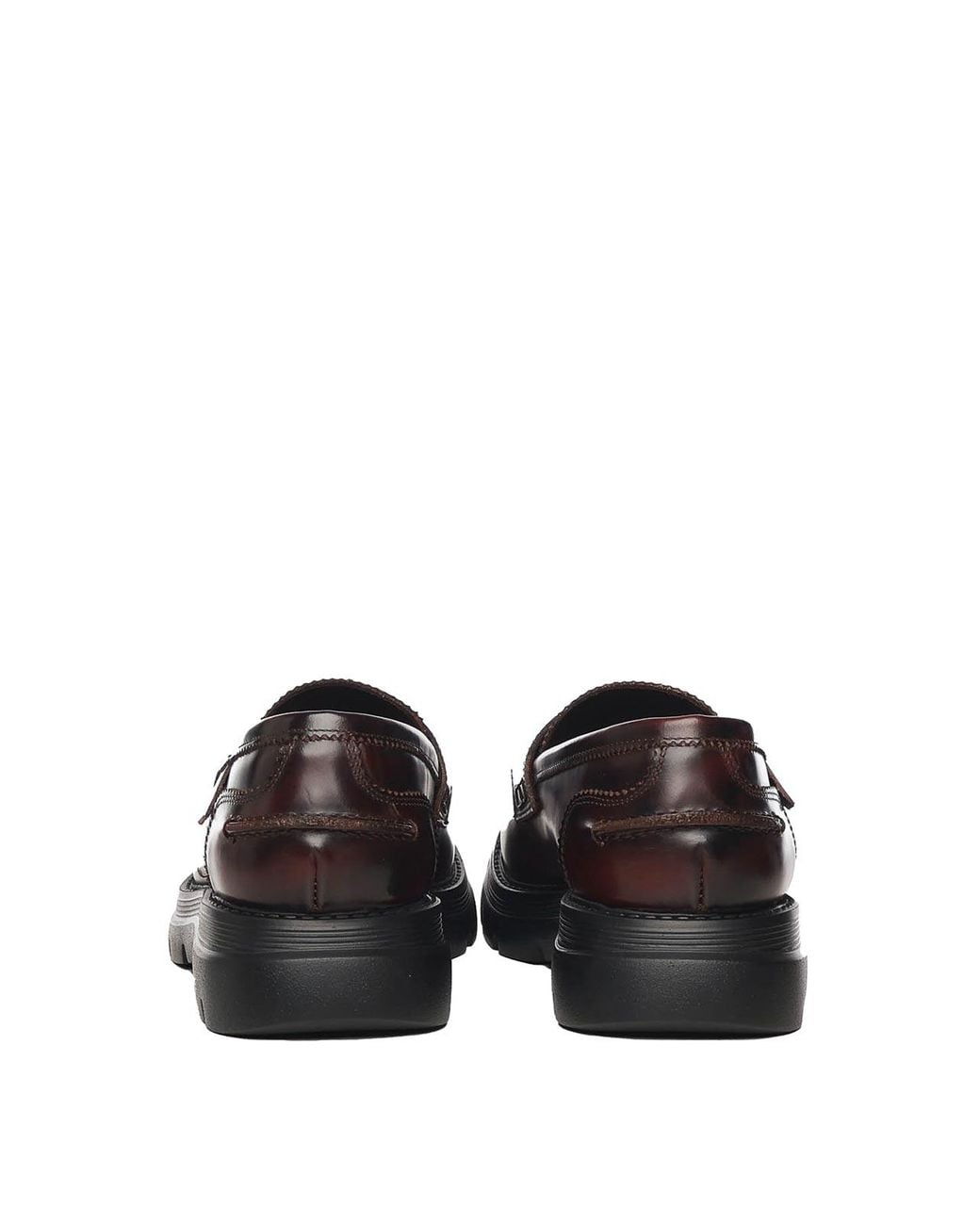 Giuliano Galiano Brown Full Moccasins for men