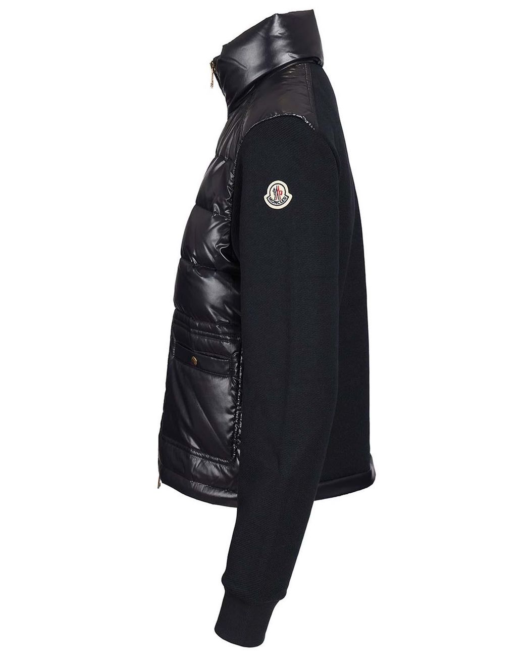 Moncler Black Zip-Up Sweatshirt