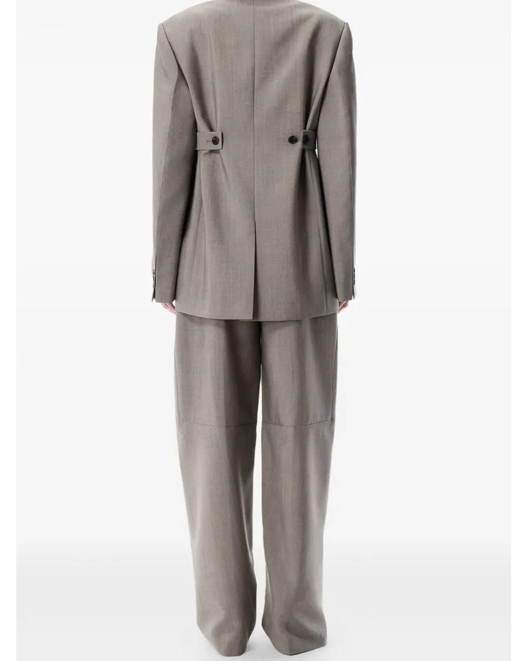 Alexander Wang Gray Jacket With Logo