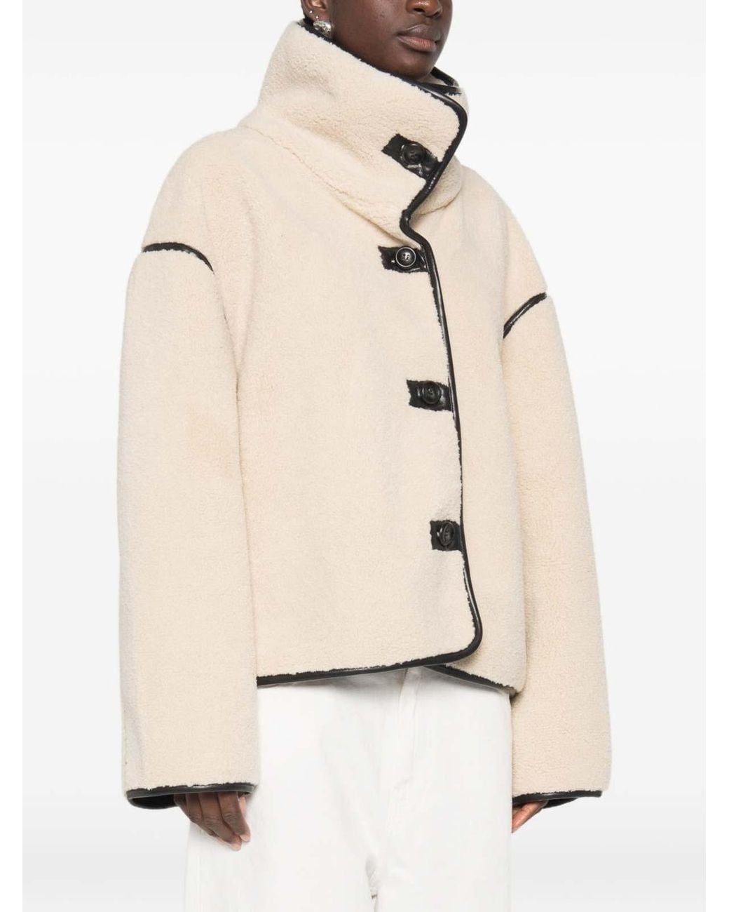 ELEH Natural Faux-Shearling Jacket
