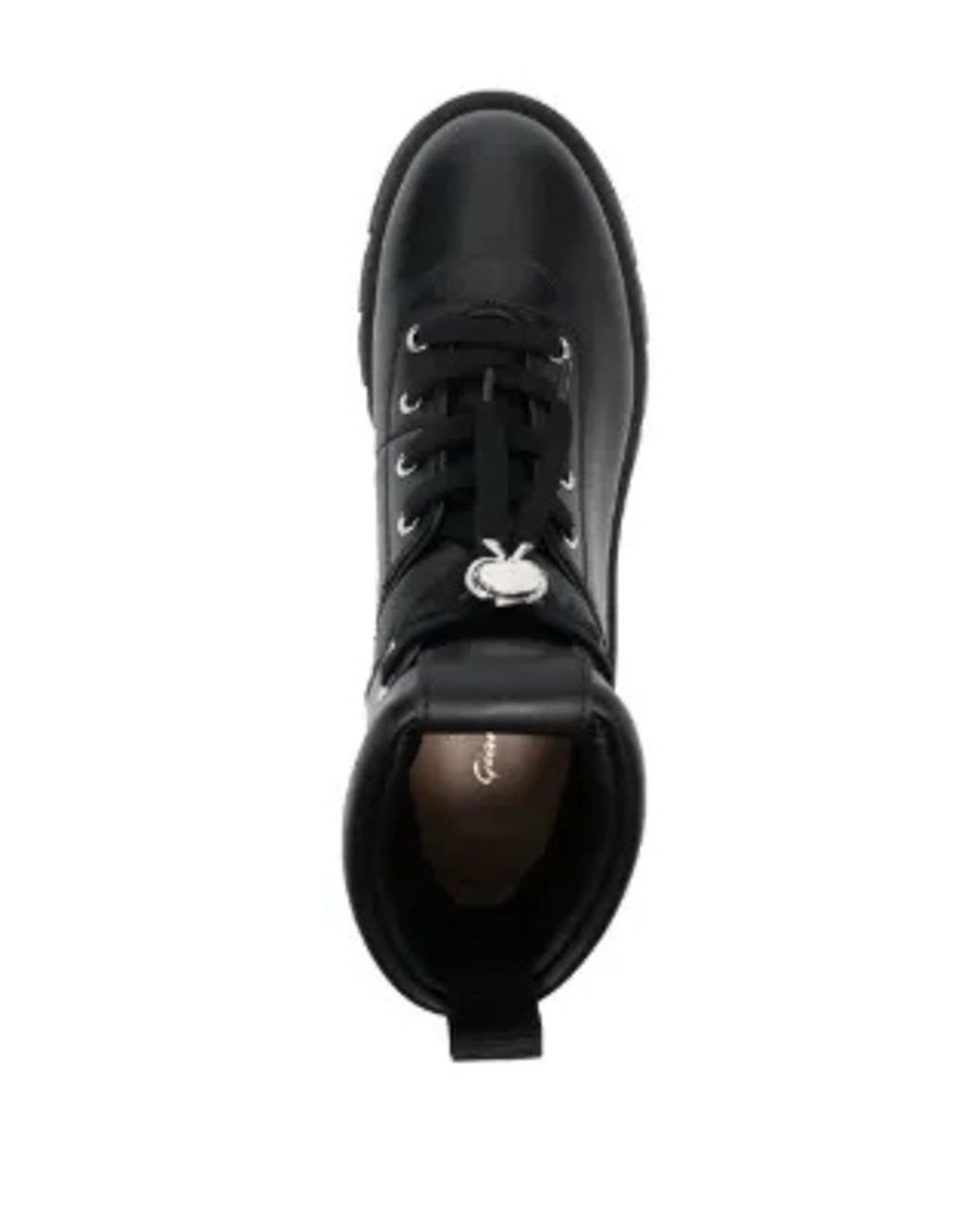 Gianvito Rossi Black Vancouver Lace-Up Ankle Boots