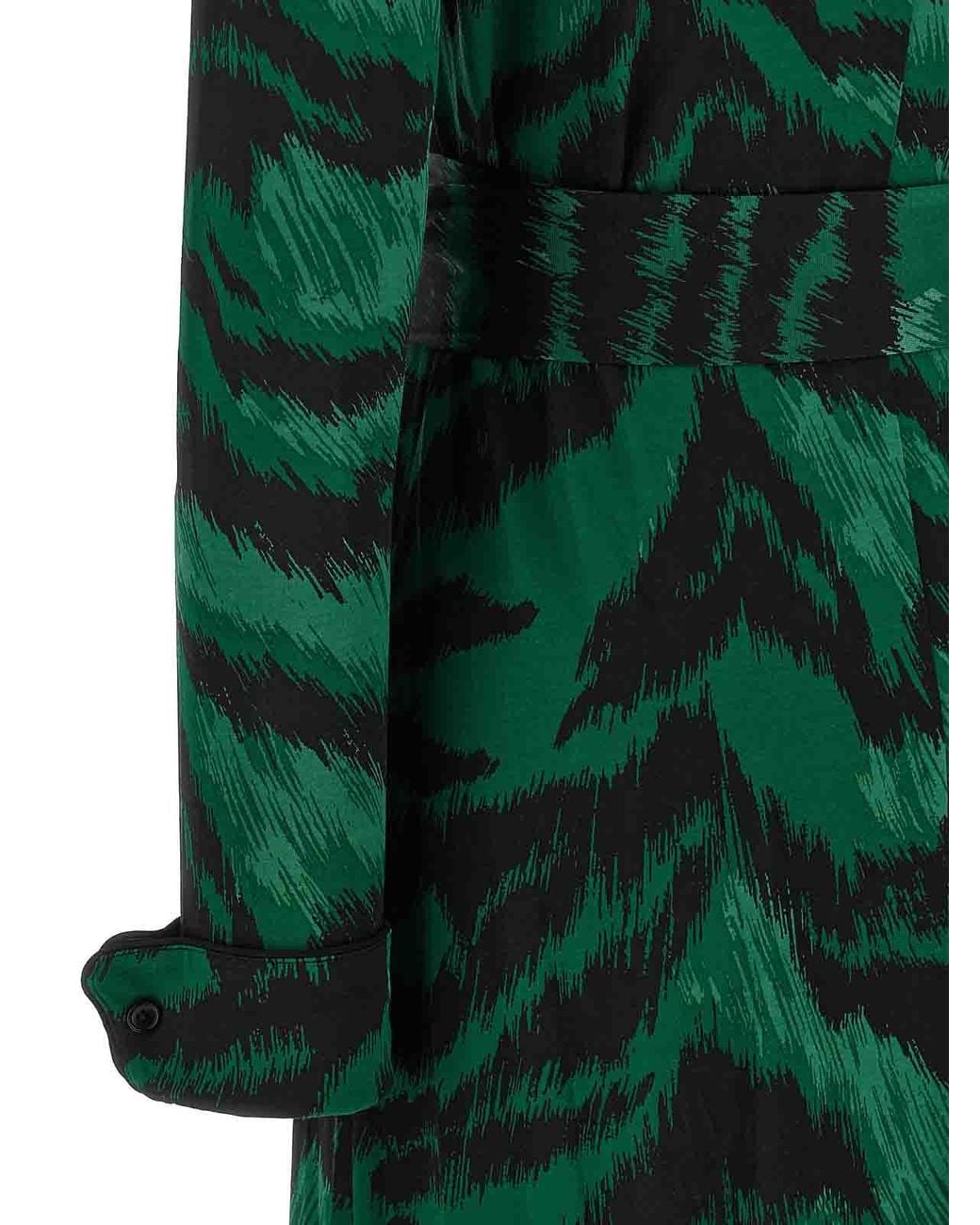 Diane von Furstenberg Green Diane Cotton Dress