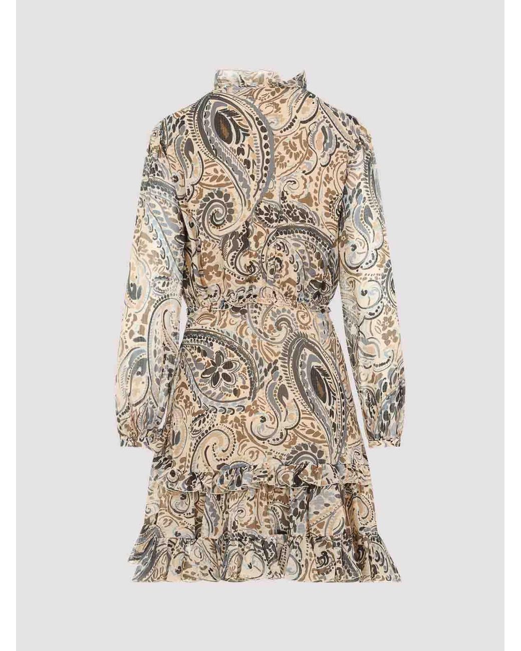 Robe Courte Etro en coloris Natural
