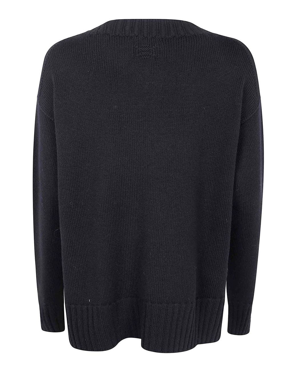 Drumohr Blue Long Sleeve Crew Neck Aweater