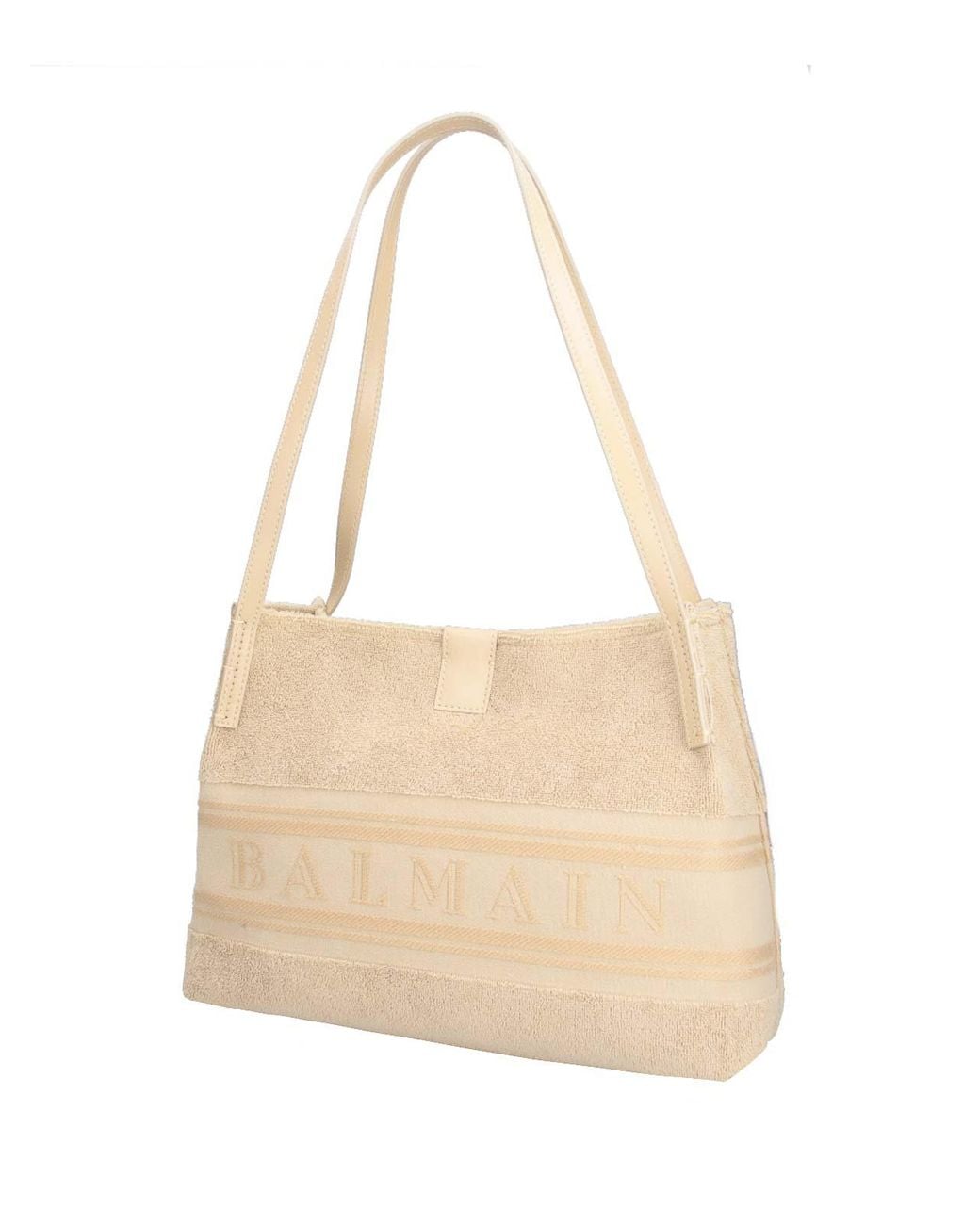 Borsa Tote Piccola di Balmain in Natural