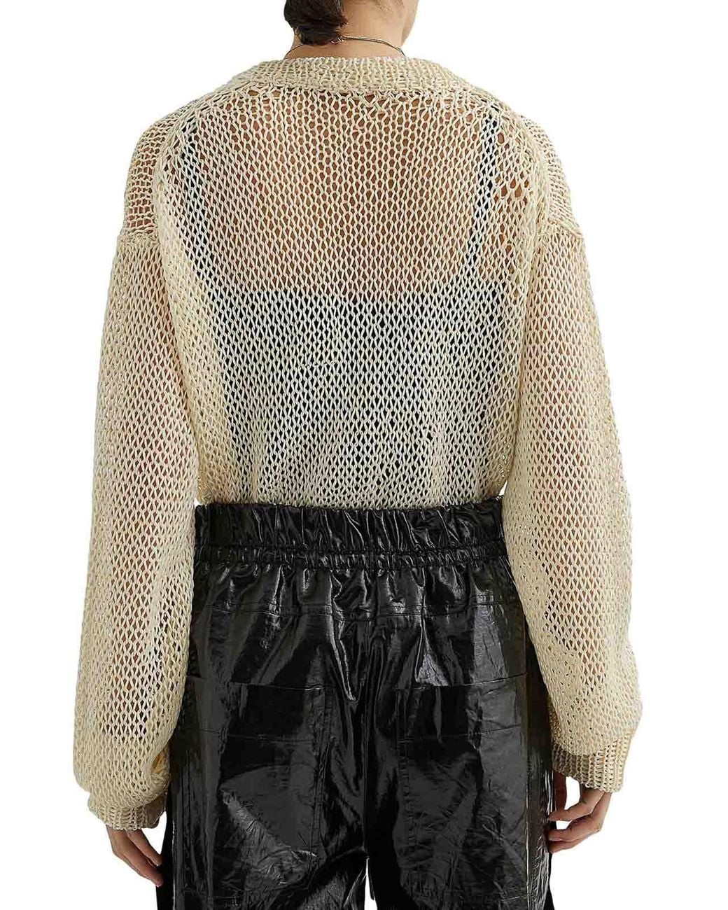 Jil Sander Natural Crewneck Sweater