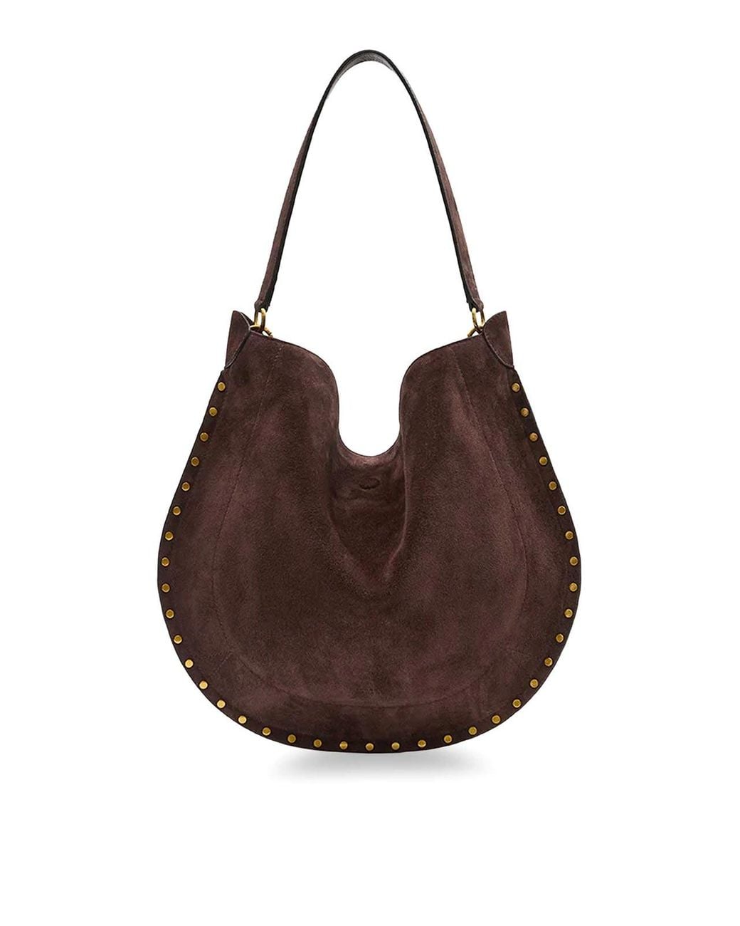 Isabel Marant Brown Oskan Hobo Soft Suede Bag