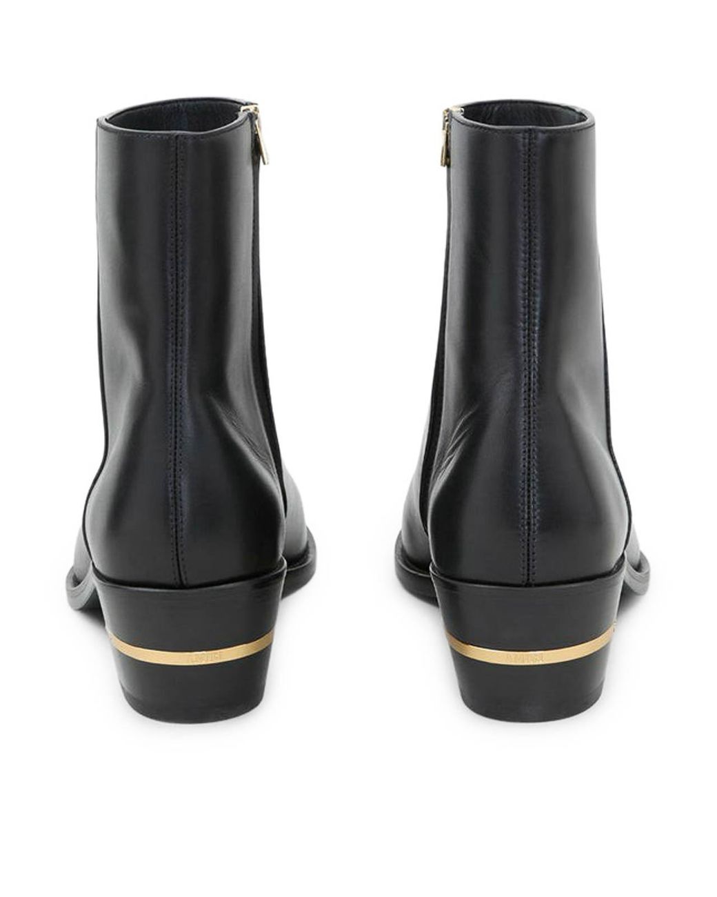 Amiri Black Ryder Leather Boot for men