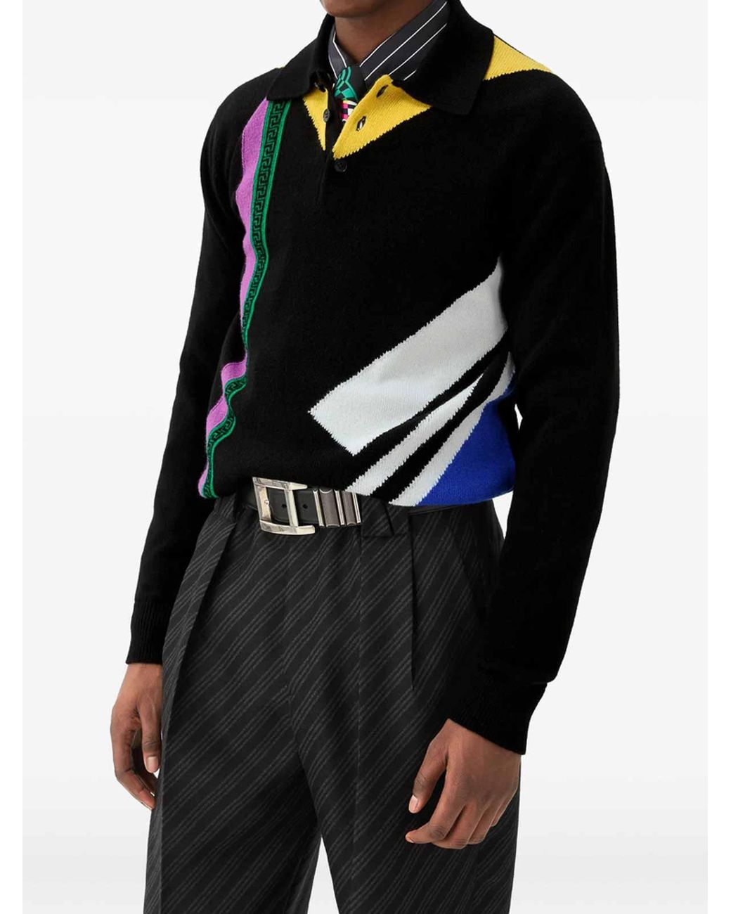 Versace Black Sweater for men