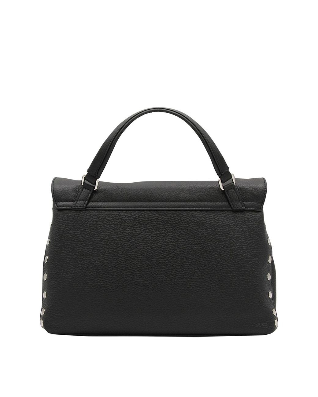Zanellato Black Leather Postina Bag