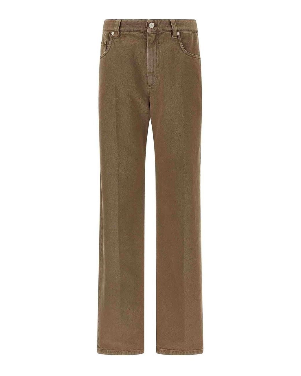 Brunello Cucinelli Natural Denim Pants