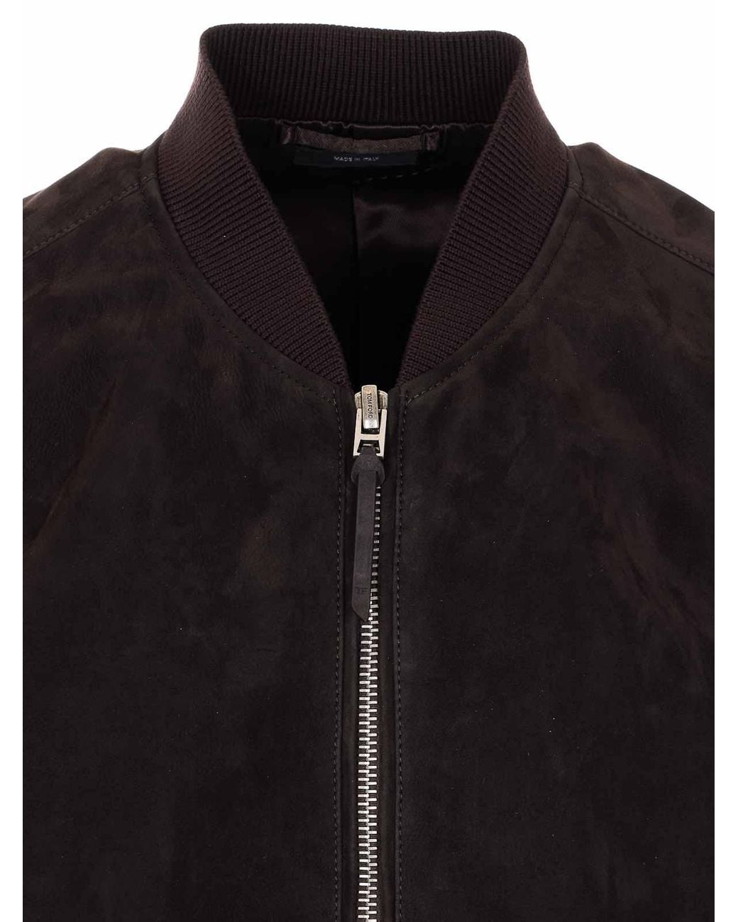 Tom Ford Black Light Suede Jacket for men