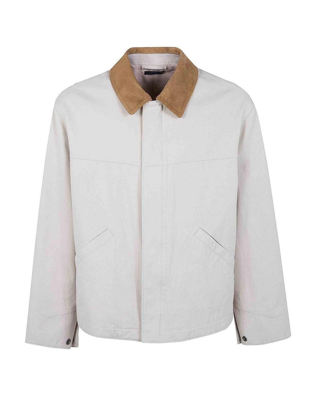 Tom Ford White Cotton Canvas Wr Workwear Jacket for men