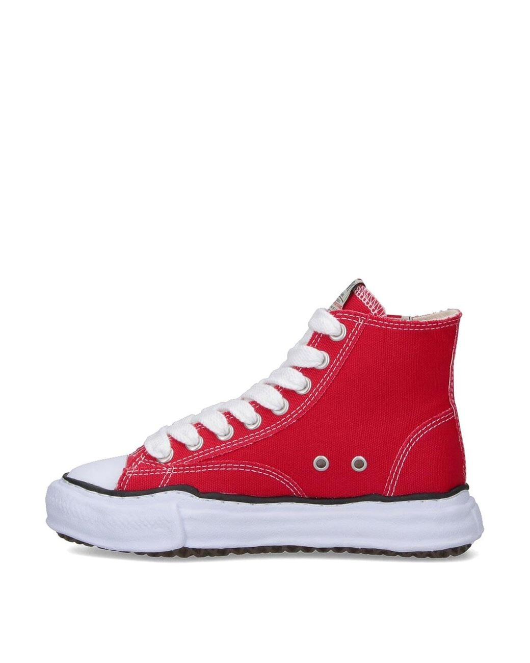 Maison Mihara Yasuhiro Red High-Top Canvas Sneaker