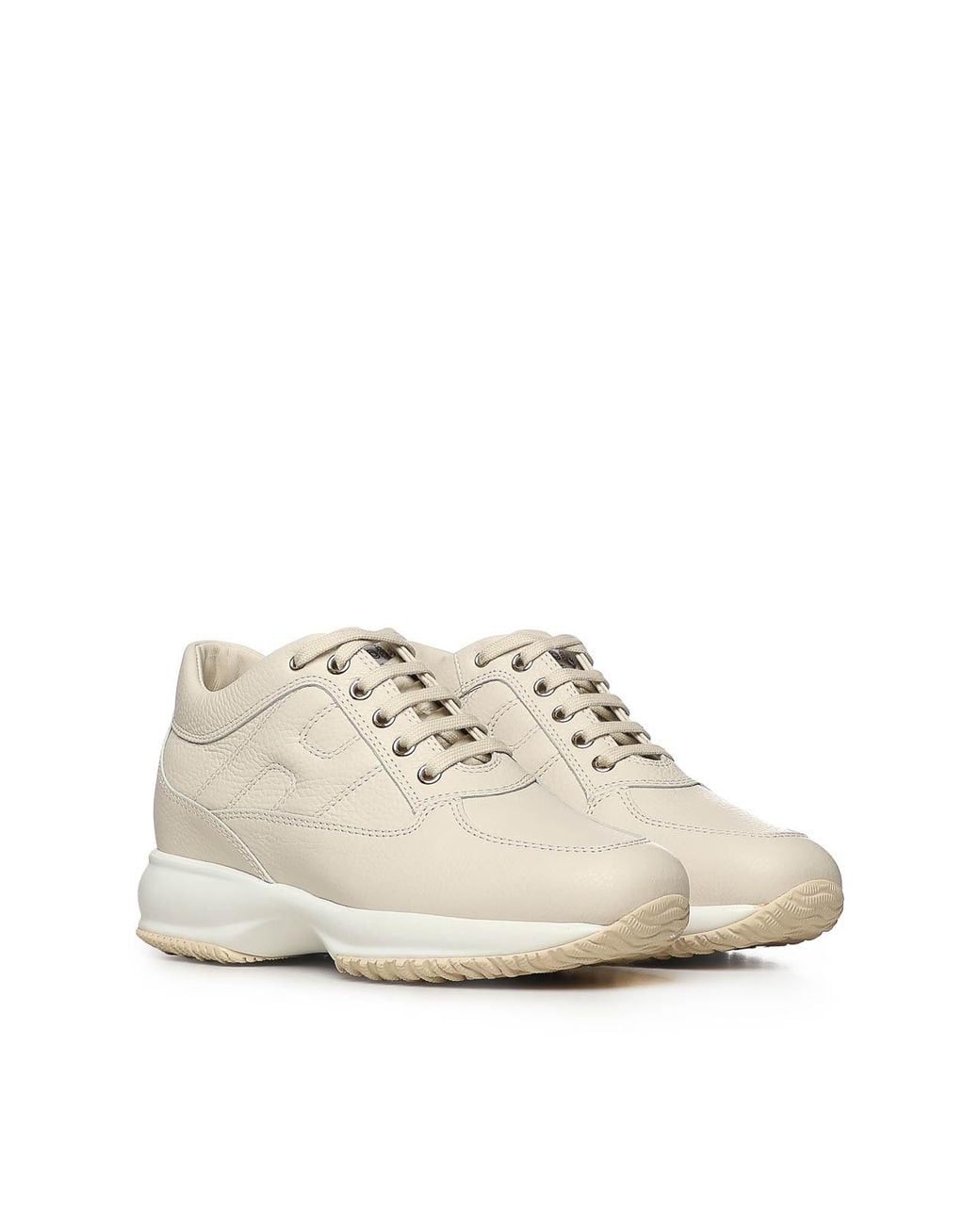 Hogan White Interactive Sneakers