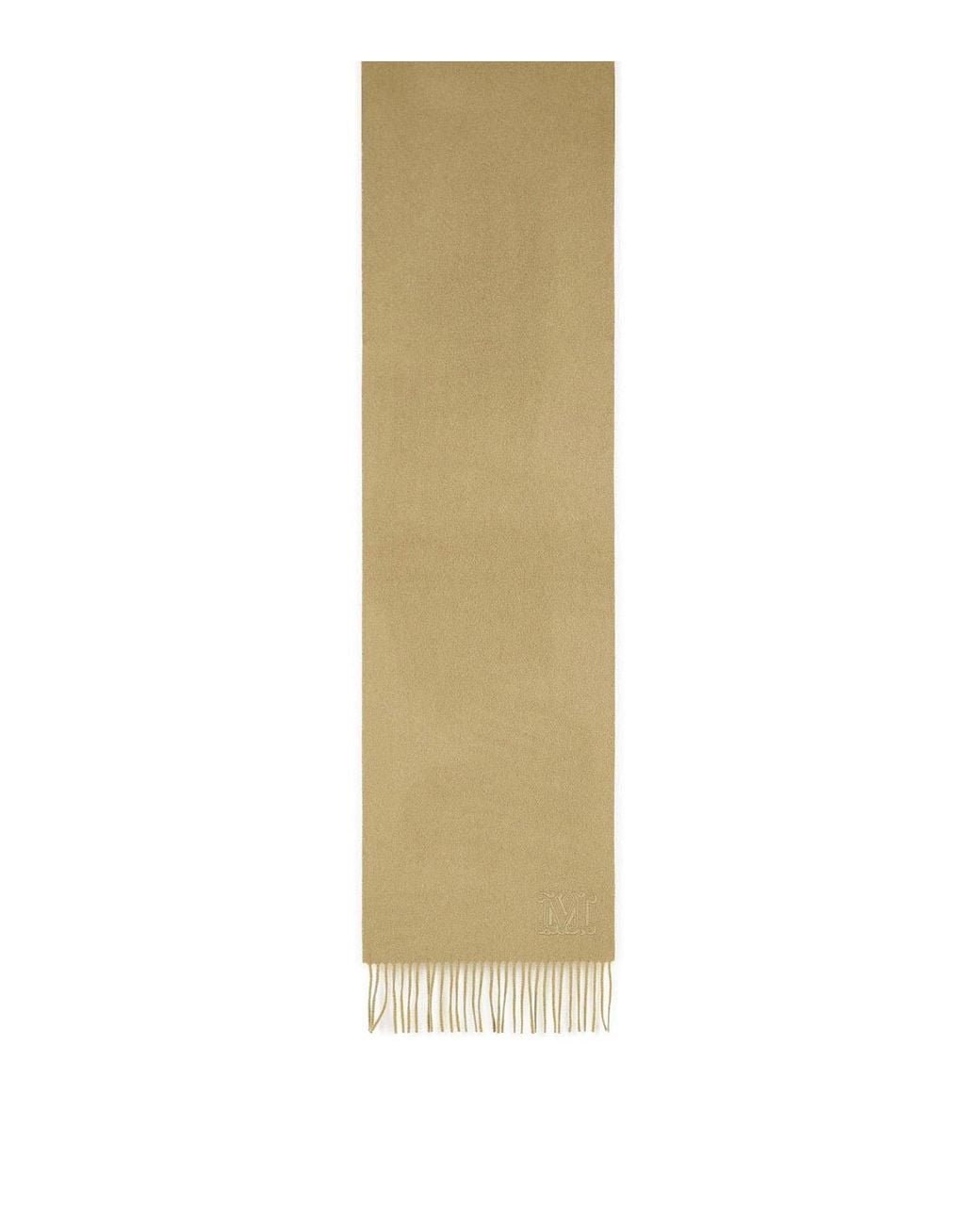 Max Mara White Wsdalia' Cashmere Stole